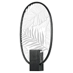 Бра с гравировкой на акриловом плафоне Gravyura Black варинант исполнения - 1 | Loft Concept в Тюмени