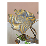 Столик приставной с тремя столешницами Тропические листья Tropical Forest gold варинант исполнения - 6 | Loft Concept в Тюмени