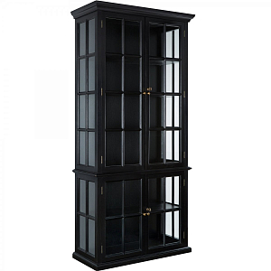 Шкаф-витрина French black