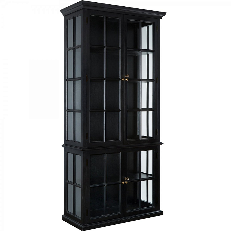 Шкаф-витрина French black Черный Шкаф-витрина French black Черный в Тюмени | Loft Concept
