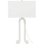 Настольная лампа на арочном корпусе с прямоугольным абажуром One Piece Support варинант исполнения - 4 | Loft Concept в Тюмени