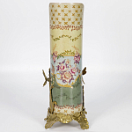 Фарфоровая ваза с бронзовыми элементами Eden Garden варинант исполнения - 3 | Loft Concept в Тюмени