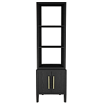 Этажерка Primo с тумбой шпон Черный дуб варинант исполнения - 1 | Loft Concept в Тюмени