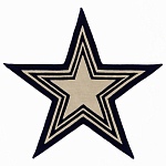 Дизайнерский ковер в виде звезды Poltronova Tappeto Stellina  Navy Blue Grey Rug варинант исполнения - 1 | Loft Concept в Тюмени