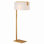 Торшер с прямоугольным абажуром на золотом металлическом каркасе Rectangular Plane  варинант исполнения - 1 | Loft Concept в Тюмени
