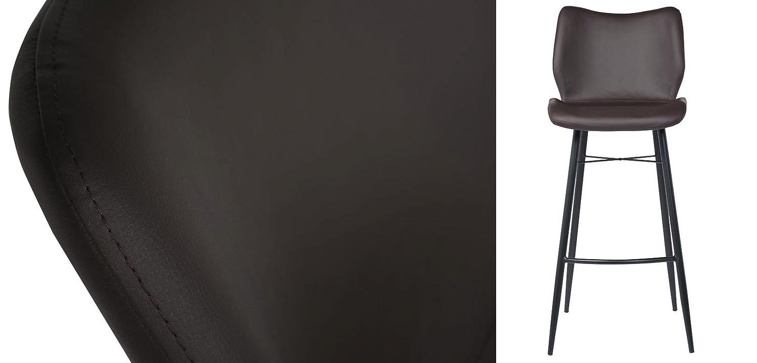 Барный стул Herald Eco Leather Bar Stool Барный стул Herald Eco Leather Bar Stool - Loft-Concept в Тюмени