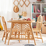 Настенная деревянная раздвижная вешалка Larson Wood Hanger варинант исполнения - 8 | Loft Concept в Тюмени