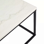 Журнальный столик прямоугольный White Marble Surface варинант исполнения - 4 | Loft Concept в Тюмени