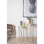 Столик дизайнерский Beige marble варинант исполнения - 2 | Loft Concept в Тюмени