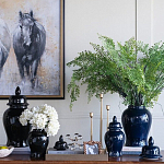 Ваза с крышкой однотонная Высота 48 см Chinoiserie Ceramics варинант исполнения - 4 | Loft Concept в Тюмени