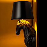 Horse Statue Floor Lamp Большой светильник Черная Лошадь варинант исполнения - 5 | Loft Concept в Тюмени