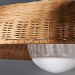 Люстра круглая из ротанга Long Lasting Chandelier варинант исполнения - 3 | Loft Concept в Тюмени