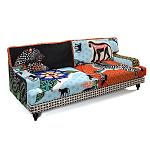 Диван с цветным принтом Qalakabusha Sofa варинант исполнения - 3 | Loft Concept в Тюмени