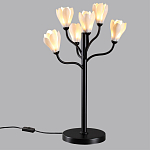 Настольная лампа с ветвями и белыми фарфоровыми цветами Floralis варинант исполнения - 4 | Loft Concept в Тюмени