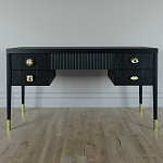 Письменный стол с 4-мя ящиками Elsa Dreams Black  варинант исполнения - 4 | Loft Concept в Тюмени