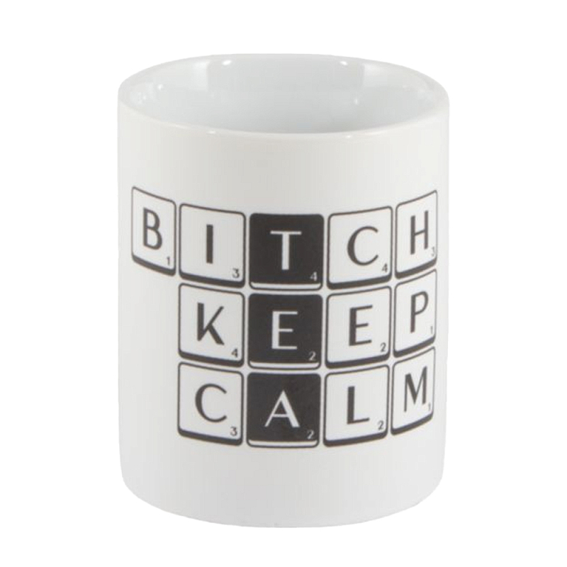 Кружка Seletti Tiles and Tales Tea Белый Черный Кружка Seletti Tiles and Tales Tea Белый Черный в Тюмени | Loft Concept