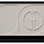 Тумбочка прикроватная с ящиком черно-серого цвета Noble Nightstand варинант исполнения - 4 | Loft Concept в Тюмени