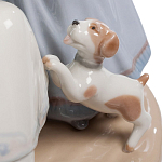 Статуэтка фарфоровая Девочки с собачками Charming Statuette варинант исполнения - 2 | Loft Concept в Тюмени