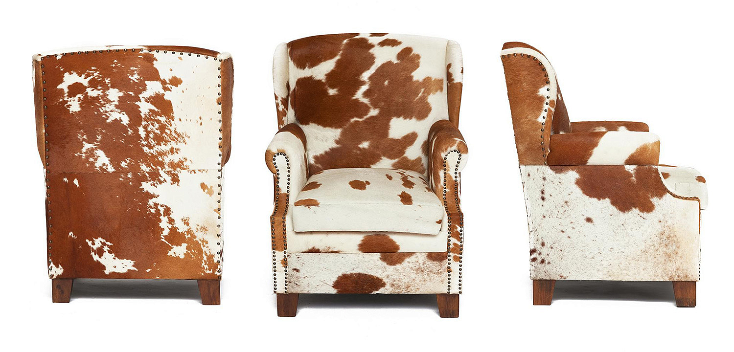 Кресло Cowhide Armchair - Loft-Concept в Тюмени