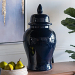 Ваза с крышкой однотонная Высота 48 см Chinoiserie Ceramics варинант исполнения - 3 | Loft Concept в Тюмени