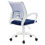 Офисное кресло с основанием из белого пластика Desk chairs Blue варинант исполнения - 2 | Loft Concept в Тюмени