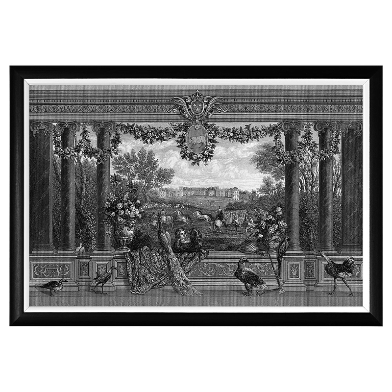 Постер Versailles Poster Черный Белый Постер Versailles Poster Черный Белый в Тюмени | Loft Concept