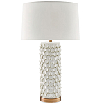 Настольная лампа покрытая лепестками белых цветов Fancy Calla Lily варинант исполнения - 2 | Loft Concept в Тюмени