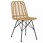 Стул с ротанговым плетением Wicker Stool без подлокотников варинант исполнения - 6 | Loft Concept в Тюмени