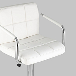 Барный стул с подлокотниками Honory White варинант исполнения - 7 | Loft Concept в Тюмени