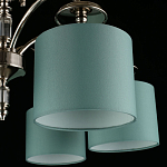 Люстра потолочная Nikoletta с бирюзовым плафоном варинант исполнения - 3 | Loft Concept в Тюмени