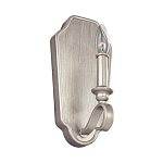 Бра серебрянного цвета с лампой в виде свечи на изогнутой ножке Feiss варинант исполнения - 1 | Loft Concept в Тюмени