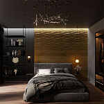 Гипсовая 3D панель с принтографией PM-02 варинант исполнения - 1 | Loft Concept в Тюмени