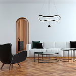 Подвесной светильник волнообразной формы LED 35W 3000K Infinity варинант исполнения - 3 | Loft Concept в Тюмени