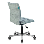 Офисное кресло в серо-голубом велюре Bureaucrats варинант исполнения - 4 | Loft Concept в Тюмени
