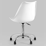 Офисный стул на металлическом основании EGGERY White пластик варинант исполнения - 4 | Loft Concept в Тюмени
