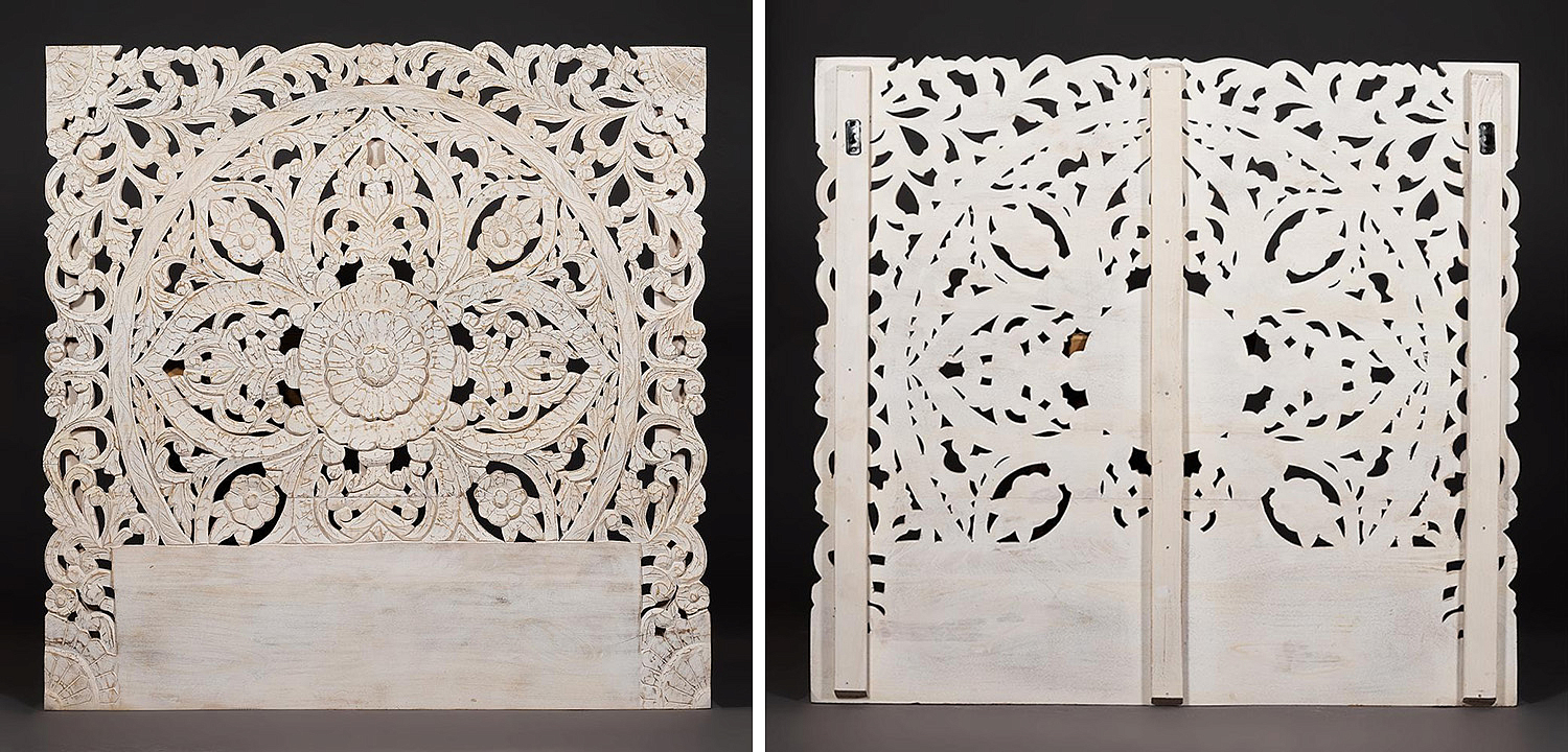 Изголовье-панно Indian antique white Headboard - Loft-Concept в Тюмени