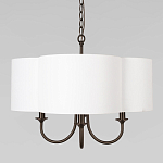 Люстра с белым текстильным абажуром Vitorino  варинант исполнения - 1 | Loft Concept в Тюмени