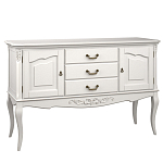 Консоль белая из массива бука с ящиками в стиле прованс White Provence варинант исполнения - 2 | Loft Concept в Тюмени