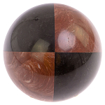 Шар декоративный из натуральных камней Лемезит и Змеевик Черный Natural Stone Spheres варинант исполнения - 3 | Loft Concept в Тюмени