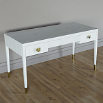 Письменный стол Elsa Dreams White Шпон дерево с двумя ящиками варинант исполнения - 2 | Loft Concept в Тюмени