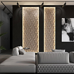 Гипсовая 3D панель с принтографией PM-50 варинант исполнения - 5 | Loft Concept в Тюмени