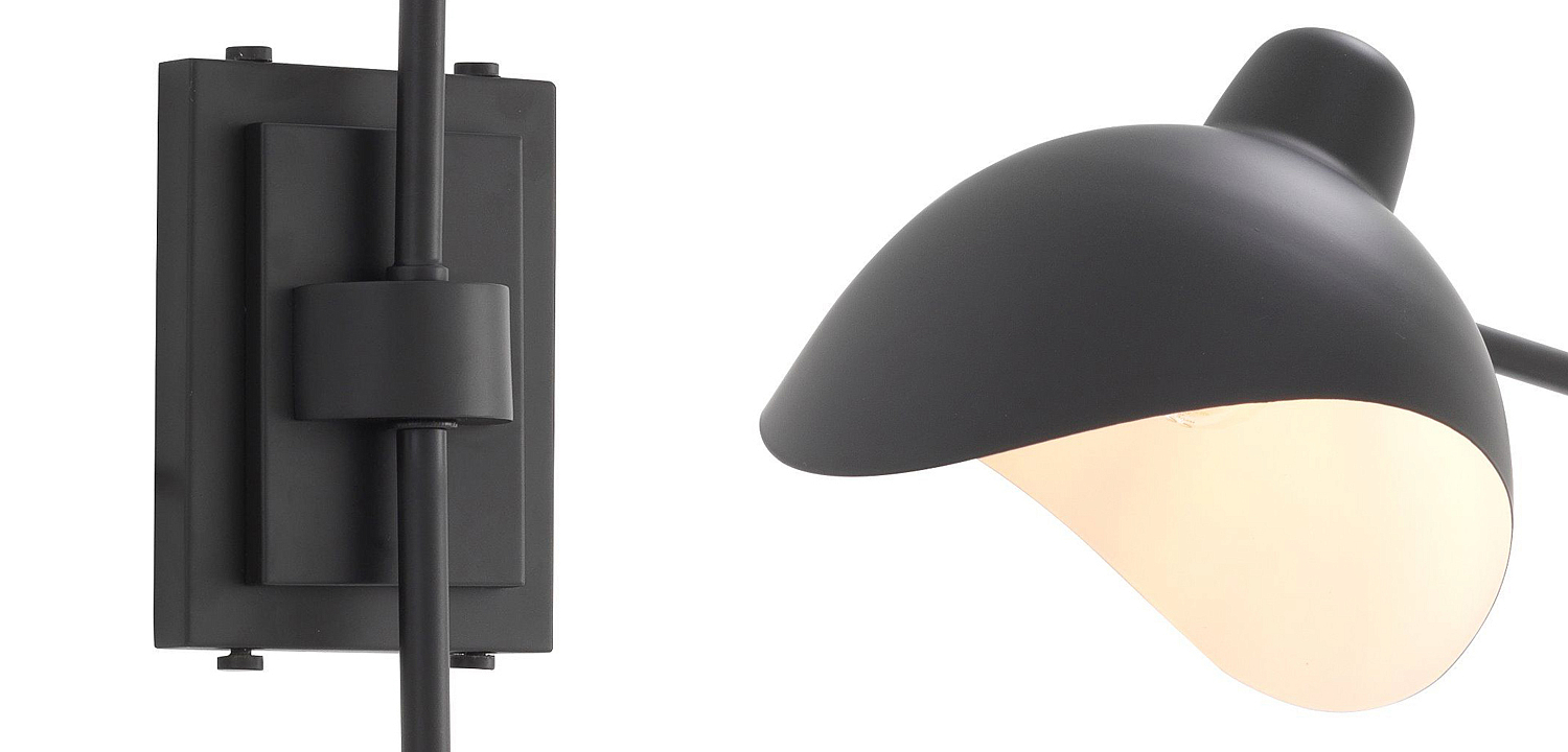 Бра Wall Lamp Pelham Black Бра Wall Lamp Pelham Black - Loft-Concept в Тюмени