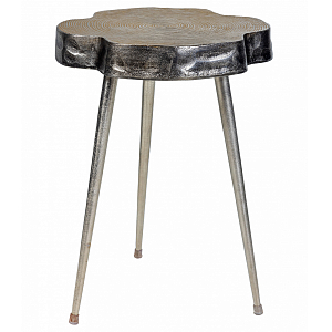 Металлический столик со столешницей в виде слеба Slabby