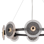 Люстра с плафонами из фактурного двойного стекла Heterochromia варинант исполнения - 6 | Loft Concept в Тюмени