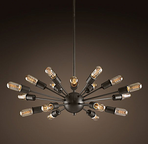 Люстра Loft Industrial Sputnik Chandelier Elliptical