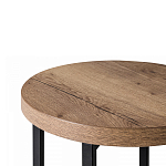 Стол журнальный круглый в стиле лофт Urban Style Space варинант исполнения - 2 | Loft Concept в Тюмени