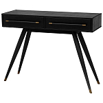 Консоль с 2-мя ящиками Idoya Black Console варинант исполнения - 1 | Loft Concept в Тюмени
