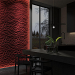 Гипсовая 3D панель с принтографией PM-40 варинант исполнения - 1 | Loft Concept в Тюмени