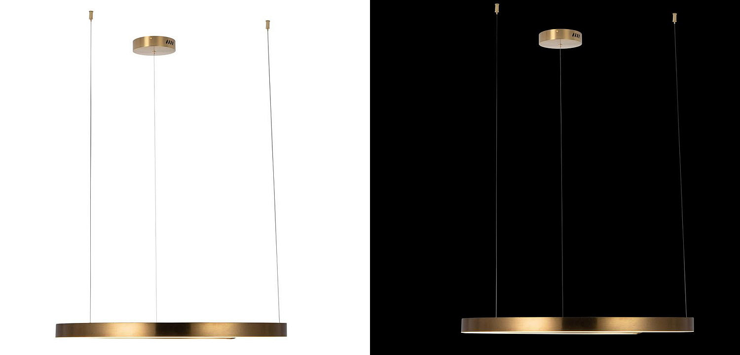 Подвесной светильник Half Ring brass 80 Подвесной светильник Half Ring brass 80 - Loft-Concept в Тюмени