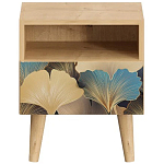 Прикроватная тумба с изображением на ящике Elise Nightstand варинант исполнения - 8 | Loft Concept в Тюмени